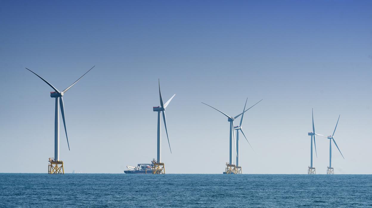 Parque eólico marino East Anglia One en el Mar del Norte de Iberdrola