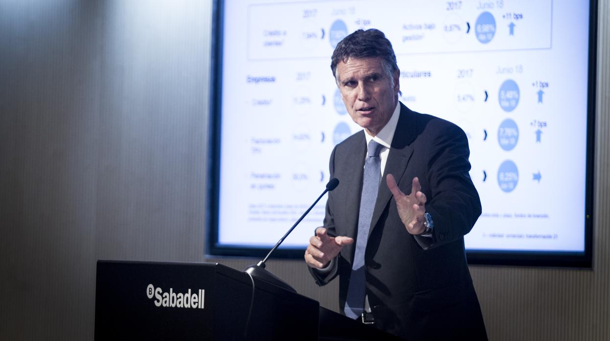 El consejero delegado de Banco Sabadell, Jaime Guardiola