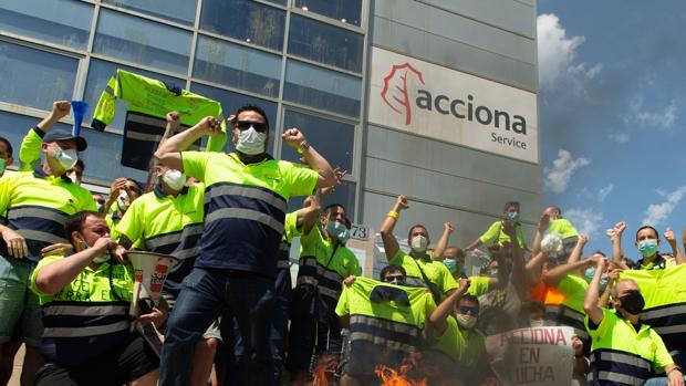 La plantilla de Acciona, en huelga desde hoy para pedir los mismos derechos que trabajadores de Nissan