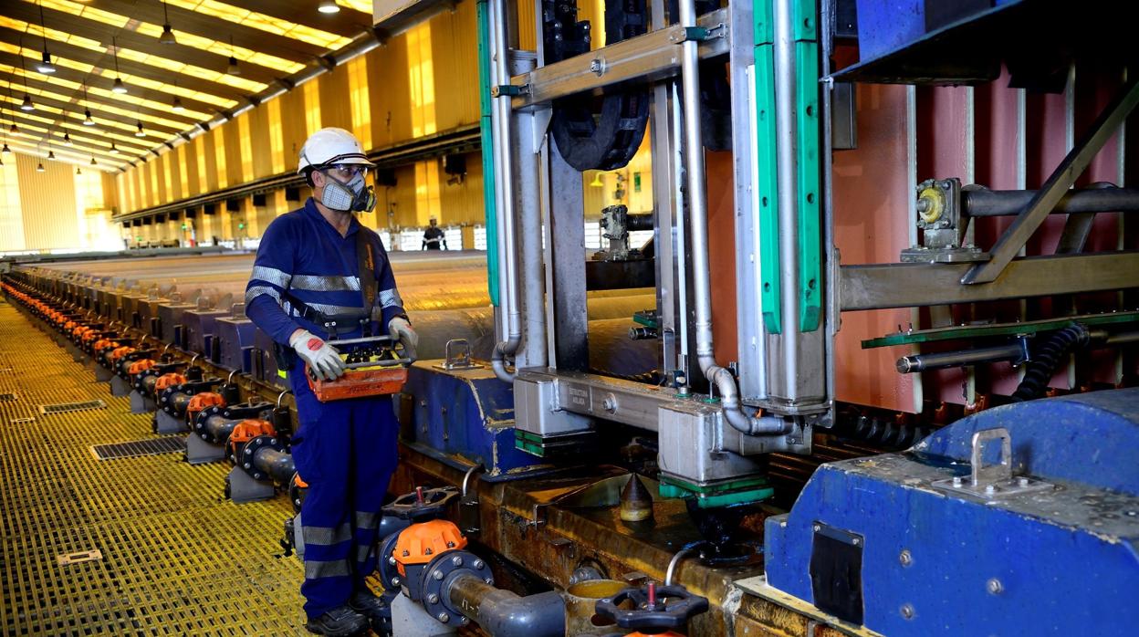 Instalaciones de procesado de mineral de Cobre Las Cruces