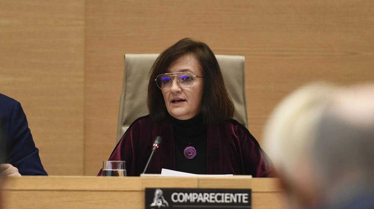 La presidenta de la Autoridad Fiscal, Cristina Herrero