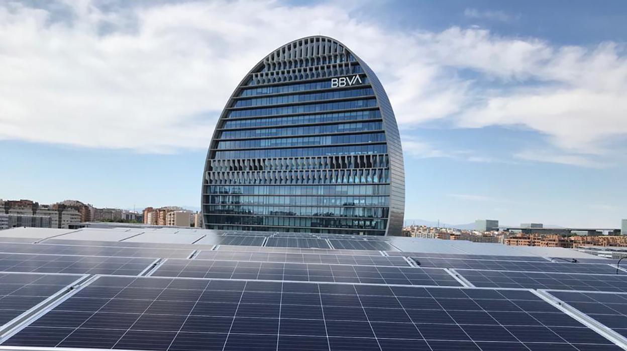 EDF fue la responsable de la instalación de energía solar fotovoltaica de la sede del BBVA