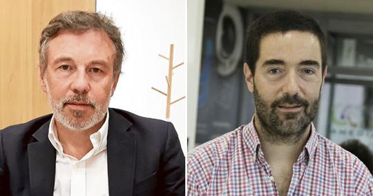 Ángel Cebolla (izquierda) y Tom Horsey, dos «business angel» que invierten en startup de Andalucía