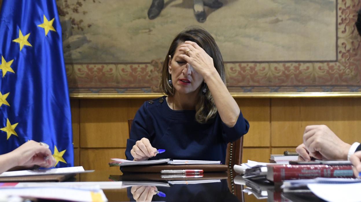 Yolanda Díaz, ministra de Trabajo y Economía Social