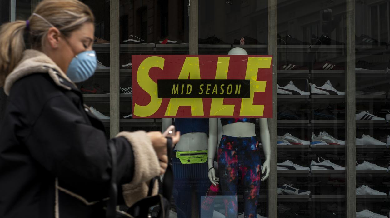 Escaparate de una tienda de Madrid