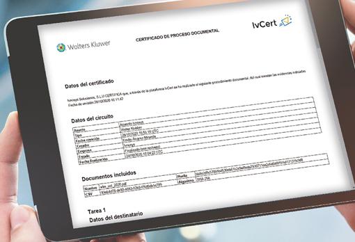 Wolters Kluwer Tax &amp; Accounting España integra la firma y el certificado digital de Ivnosys