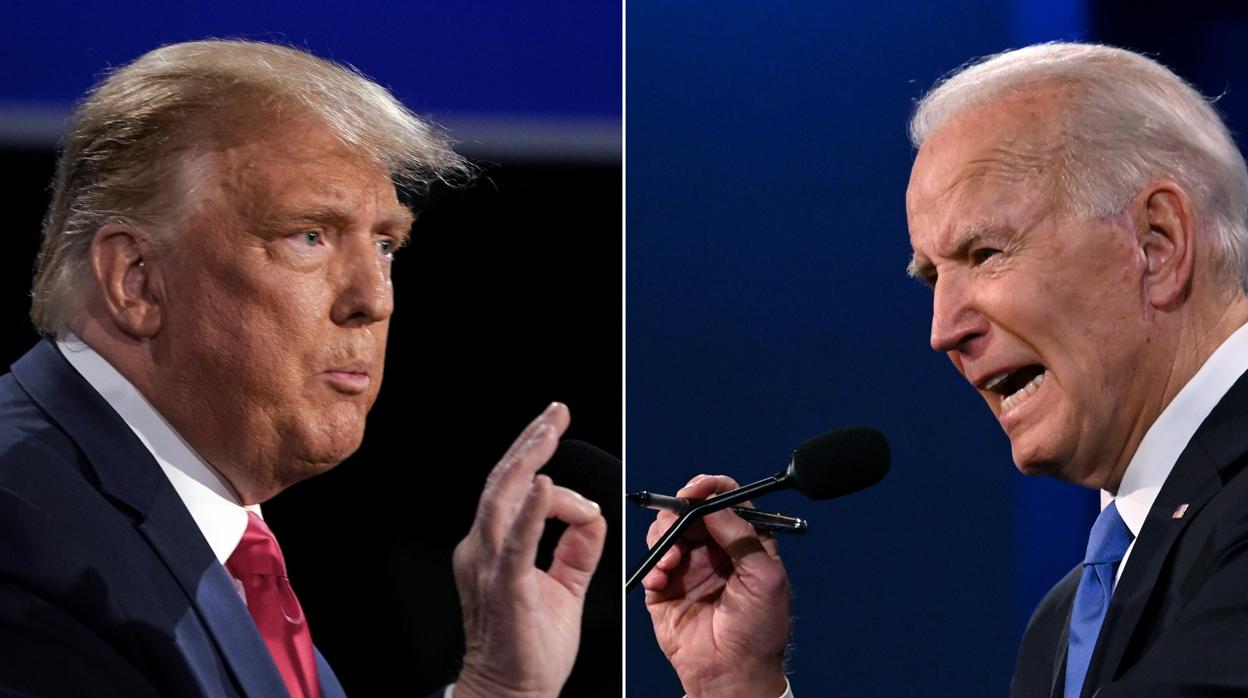 Donald Trump y Joe Biden