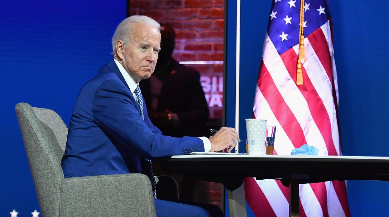 Joe Biden en la pasada campaña electoral