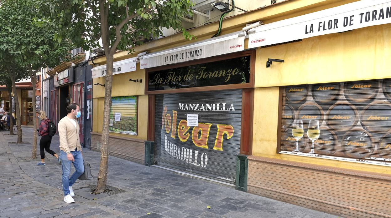 Bar de Sevilla cerrado temporalmente