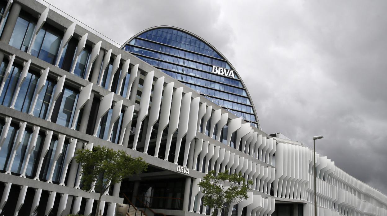 La sede de BBVA en Madrid