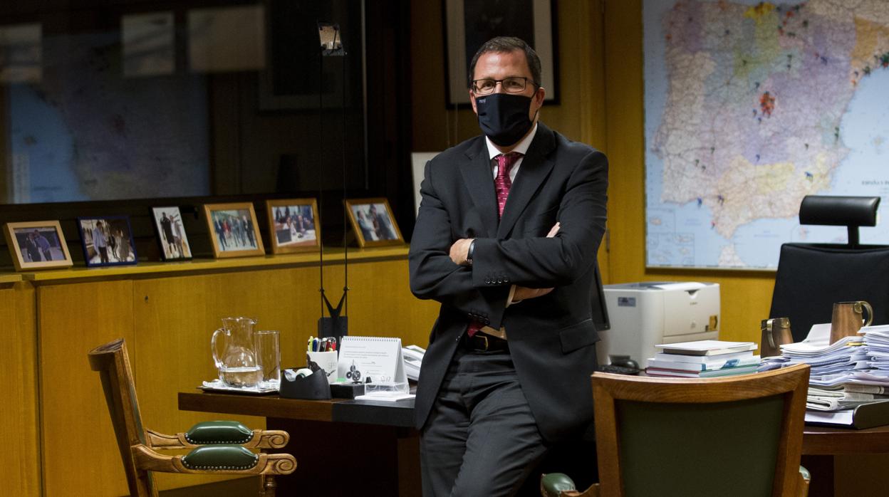 Raúl Blanco, en su despacho en el Ministerio de Industria, Comercio y Turismo