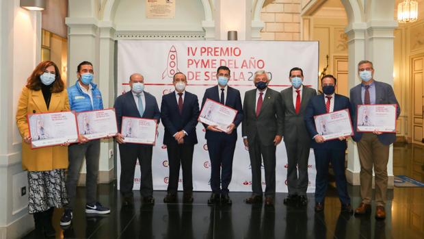 Mantecados, hidrógeno, vehículo eléctrico y agua, variedad en los Premios Pyme de Sevilla