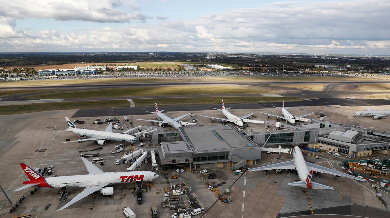 Aeropuerto de Heathrow en Londres (Reino Unido)