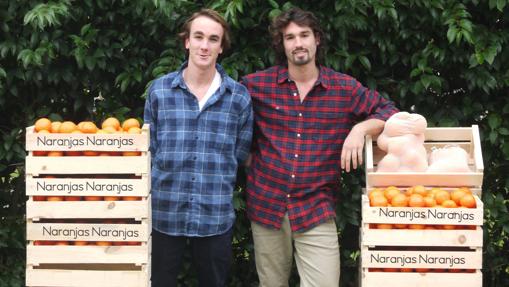Ignacio Trueba (izquierda)y Victor Rubio (derecha), socios de Naranjas Naranjas