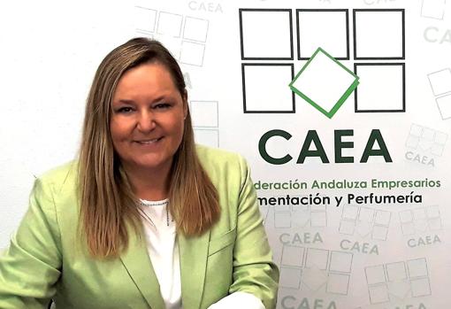 Virginia González Lucena, presidenta de la Confederación Andaluza de Empresarios de Alimentación y Perfumería (CAEA)