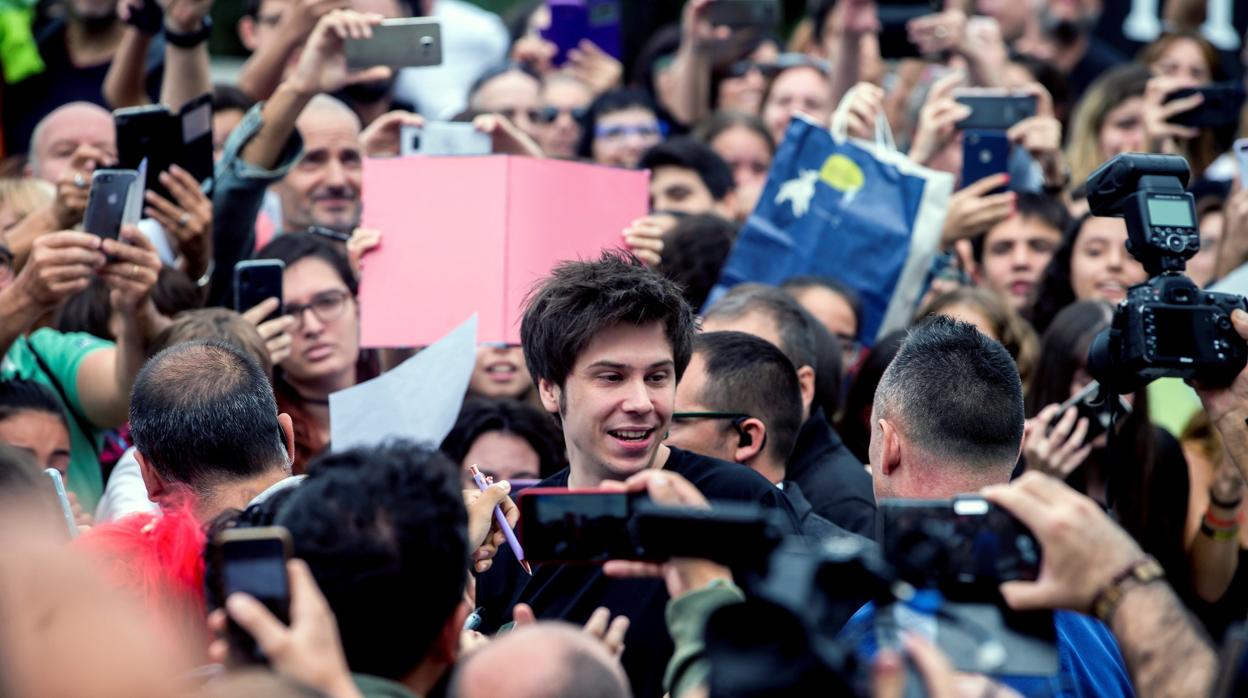 ElRubius asiste al Festival de Cine de Sitges