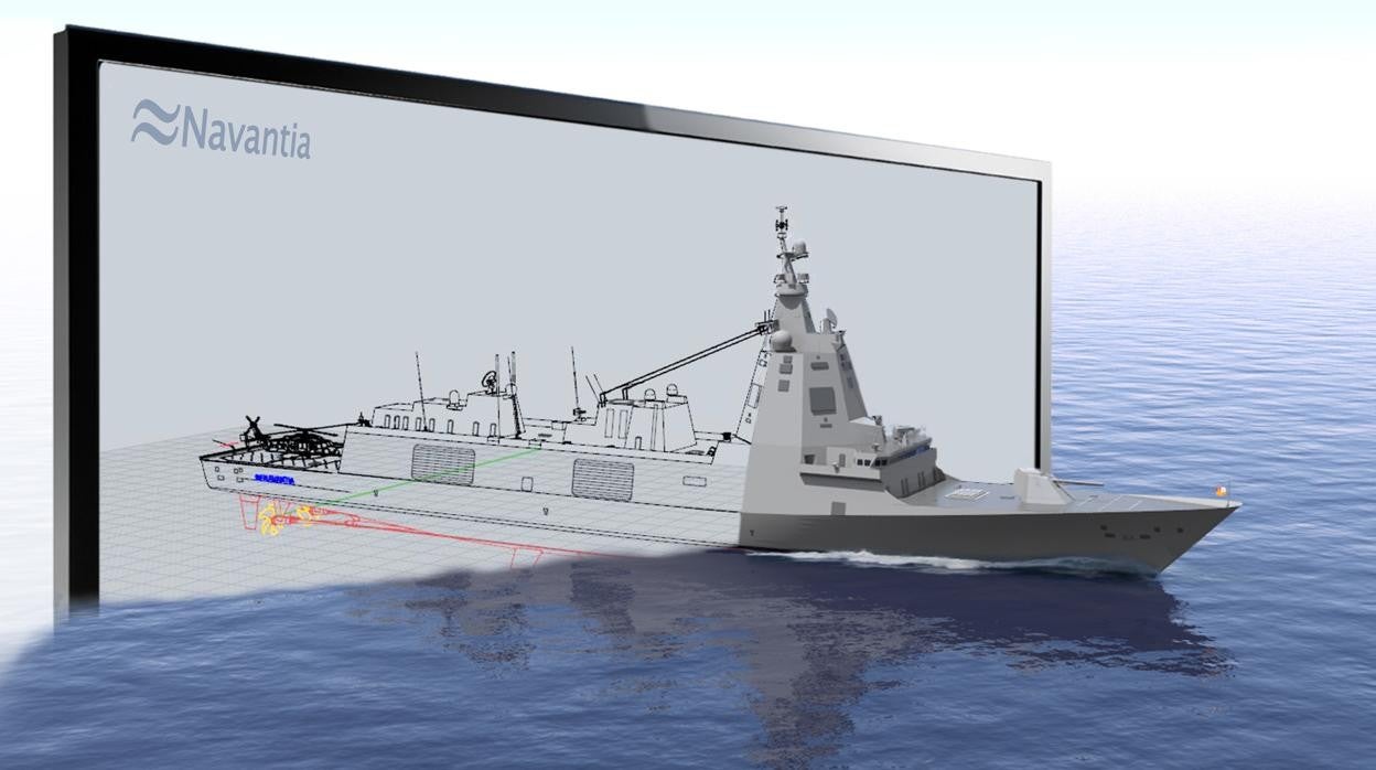 Navantia está implementando el gemelo digital en sus futuros buques