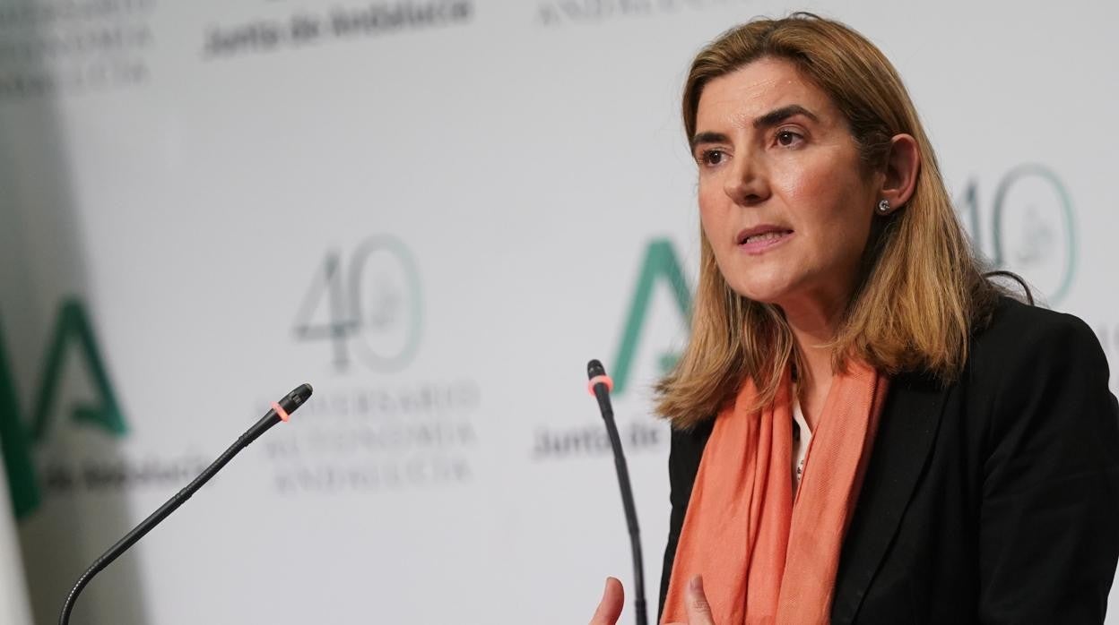 Rocío Blanco, consejera de Empleo de la Junta de Andalucía