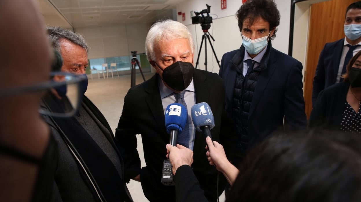 Felipe González, expresidente del Gobierno, durante su intervención en el Euroforo Vocento