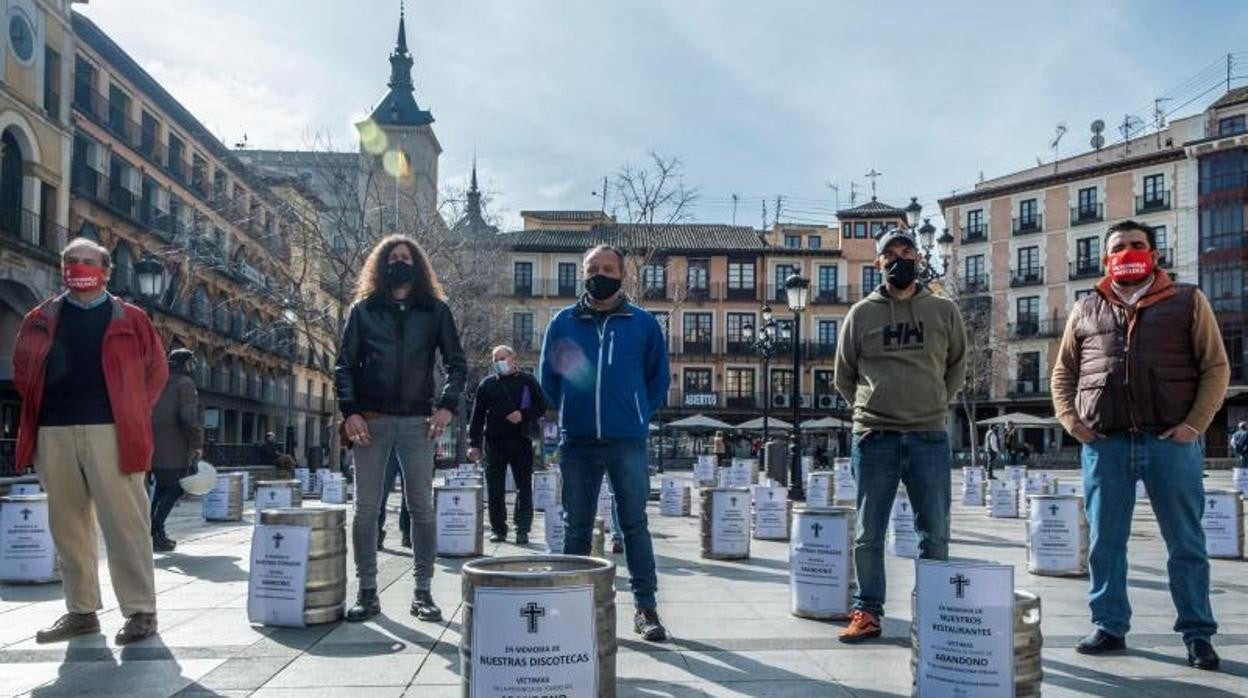 Protestas de hosteleros la semana pasada