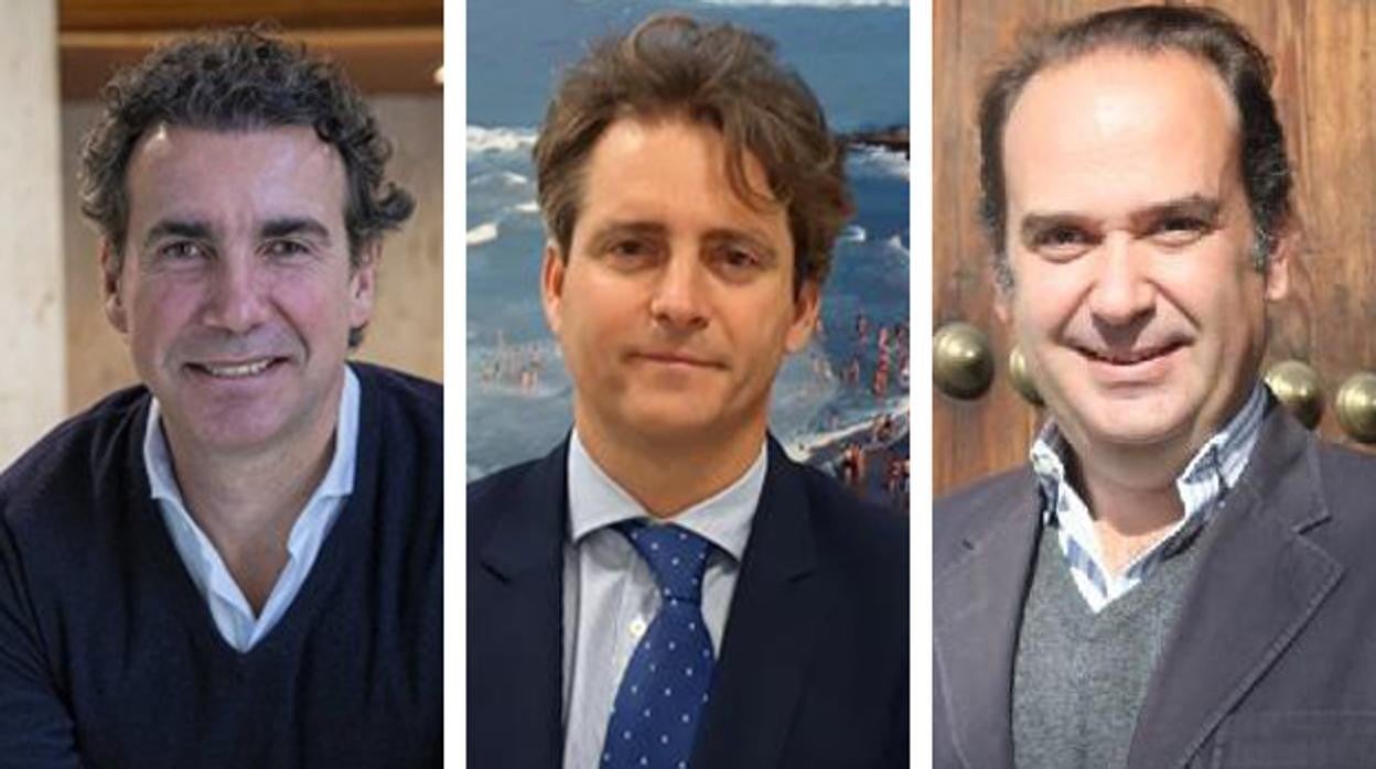 Diego Parrilla (Quadriga Asset), Ángel González Bravo (Alter Capital) y Alfonso de León (Axon Partnes)