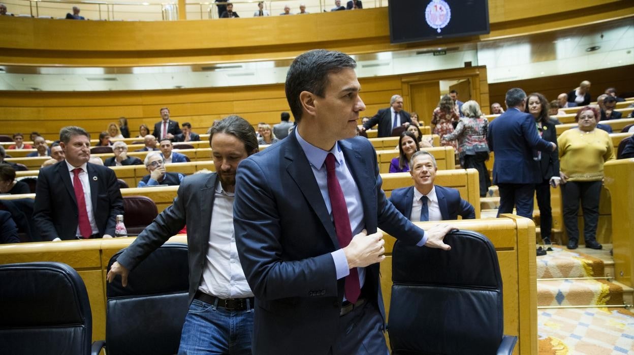 Pedro Sánchez y Pablo Iglesias