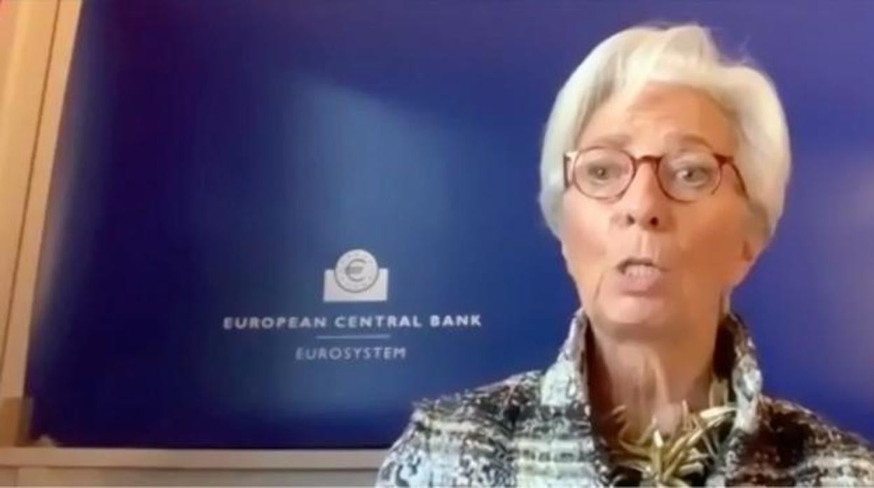 La presidenta del BCE, Christine Lagarde