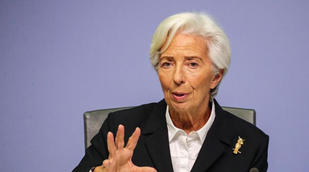 La presidenta del BCE, Christine Lagarde