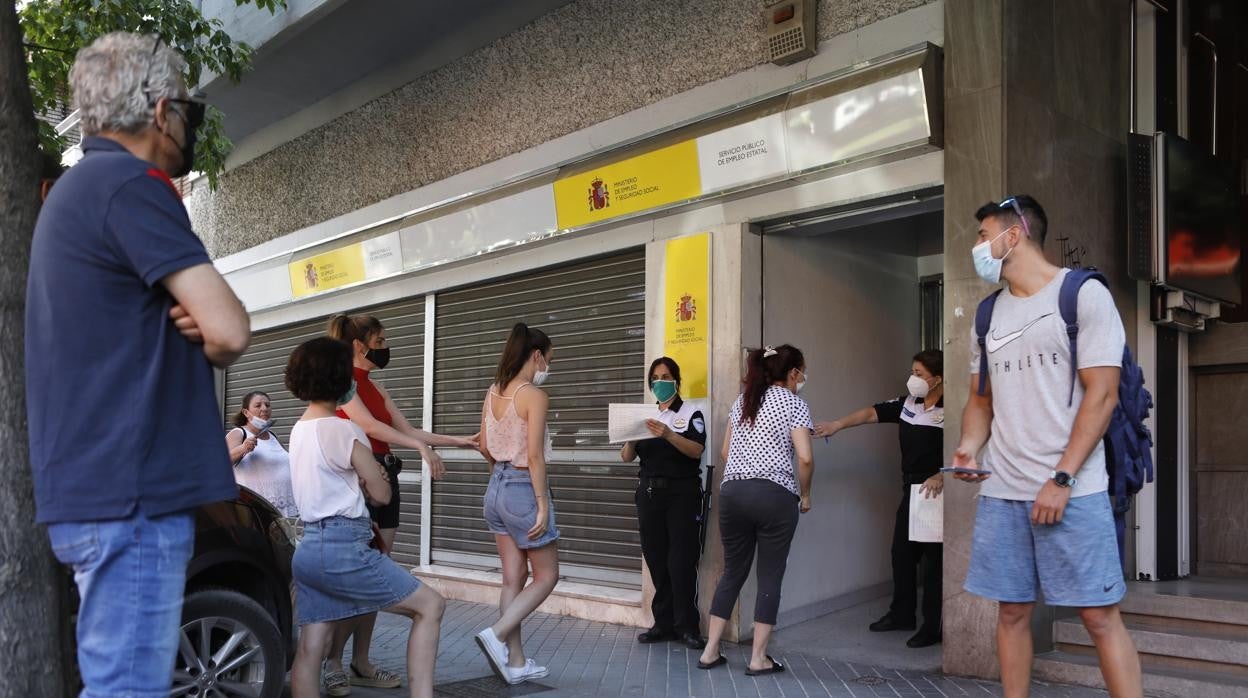 Una oficina de empleo en Andalucía