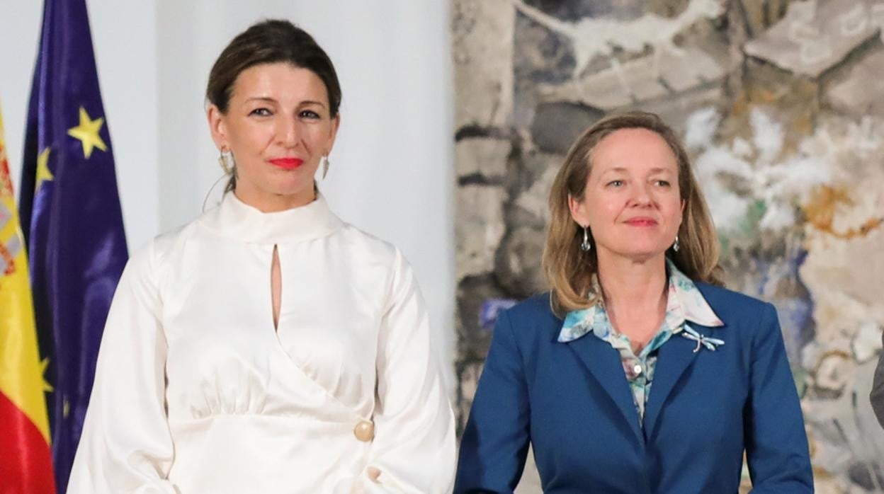 Guerra de vicepresidentas: Calviño marca a Díaz y se alinea con los empresarios en mantener la reforma laboral