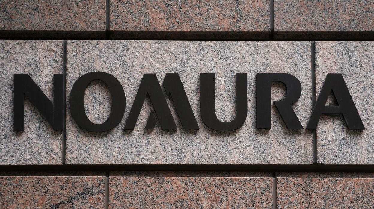 Imagen del logo de Nomura en Nueva York
