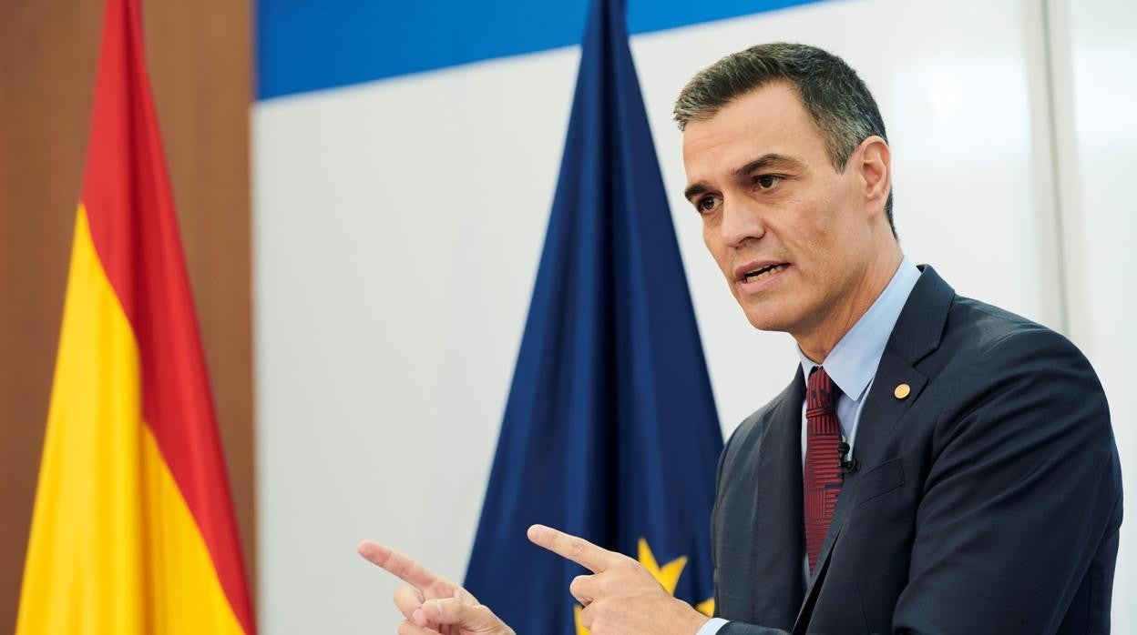 El presidente del Gobierno, Pedro Sánchez