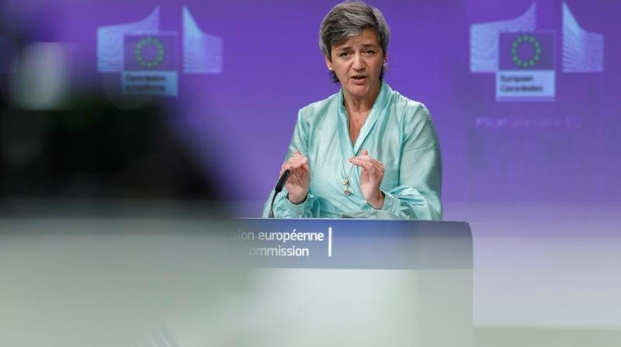 La vicepresidenta de la Comisión Europea responsable de Competencia, Margrethe Vestager