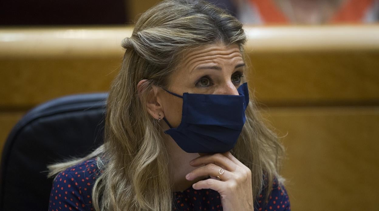 La ministra de Trabajo, Yolanda DíazABC