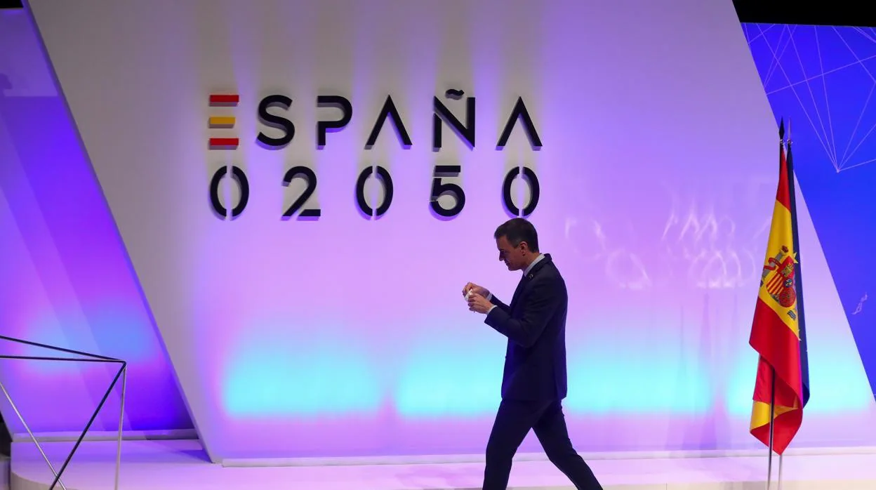 Pedro Sánchez, presidente del Gobierno, presenta el proyecto España 2050
