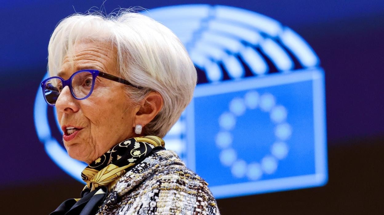 La presidenta del BCE, Christine Lagarde