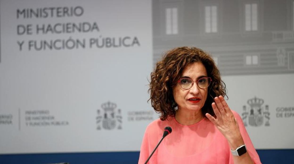 María Jesús Montero, minsitra de Hacienda y Función Pública