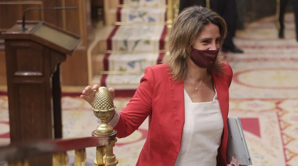 La ministra de Trasición Ecológica, Teresa Ribera