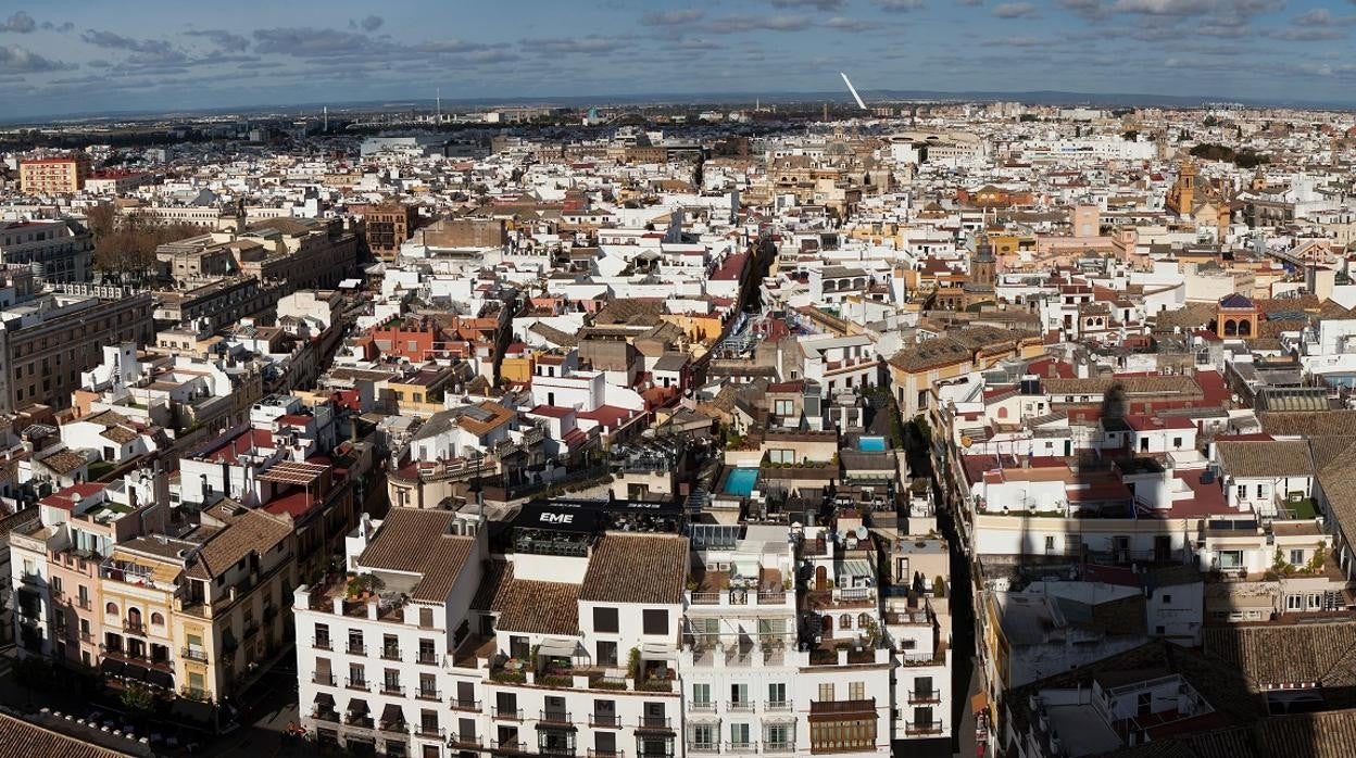 Vista panorámica de Sevilla