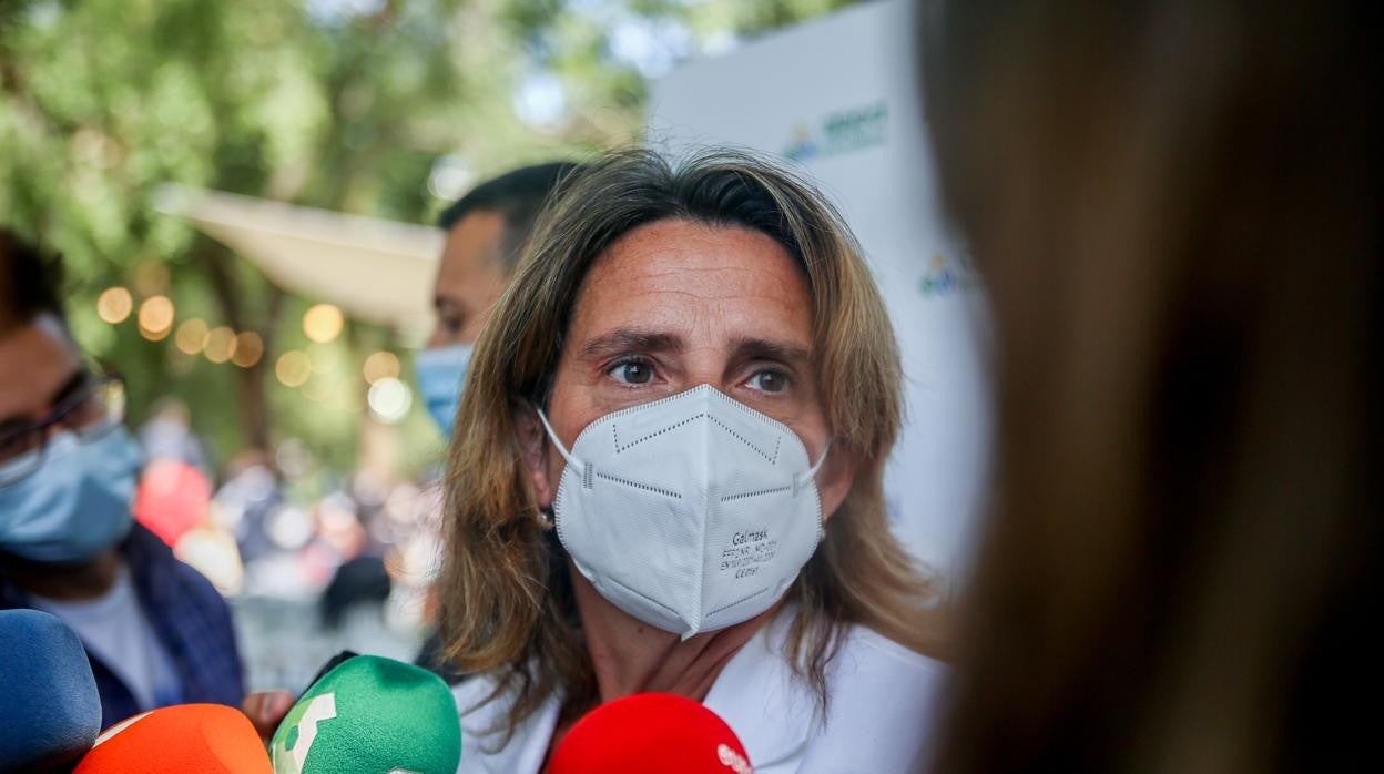 La ministra, esta mañana en los Premios de la Energía