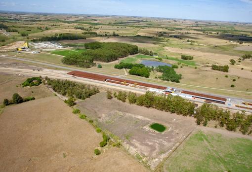 El proyecto del ferrocarril en Uruguay