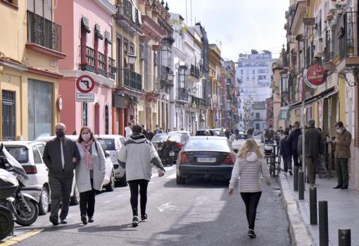 Calle Pureza en Triana