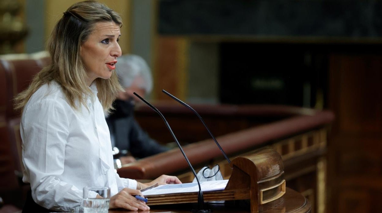 Yolanda Díaz, vicepresidenta y ministra de Trabajo