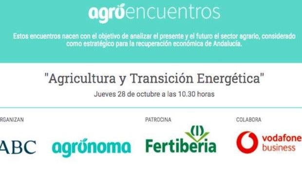 «Agricultura y Transición Energética», a debate en el Agroencuentro de este jueves 28