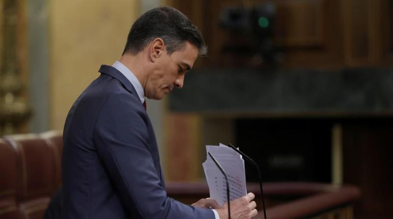 El presidente del Gobierno, Pedro Sánchez