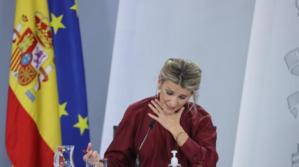 La vicepresidenta segunda y ministra de Trabajo, Yolanda Díaz