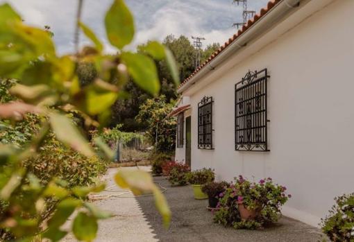 Fachada de estilo tradicional de la casa