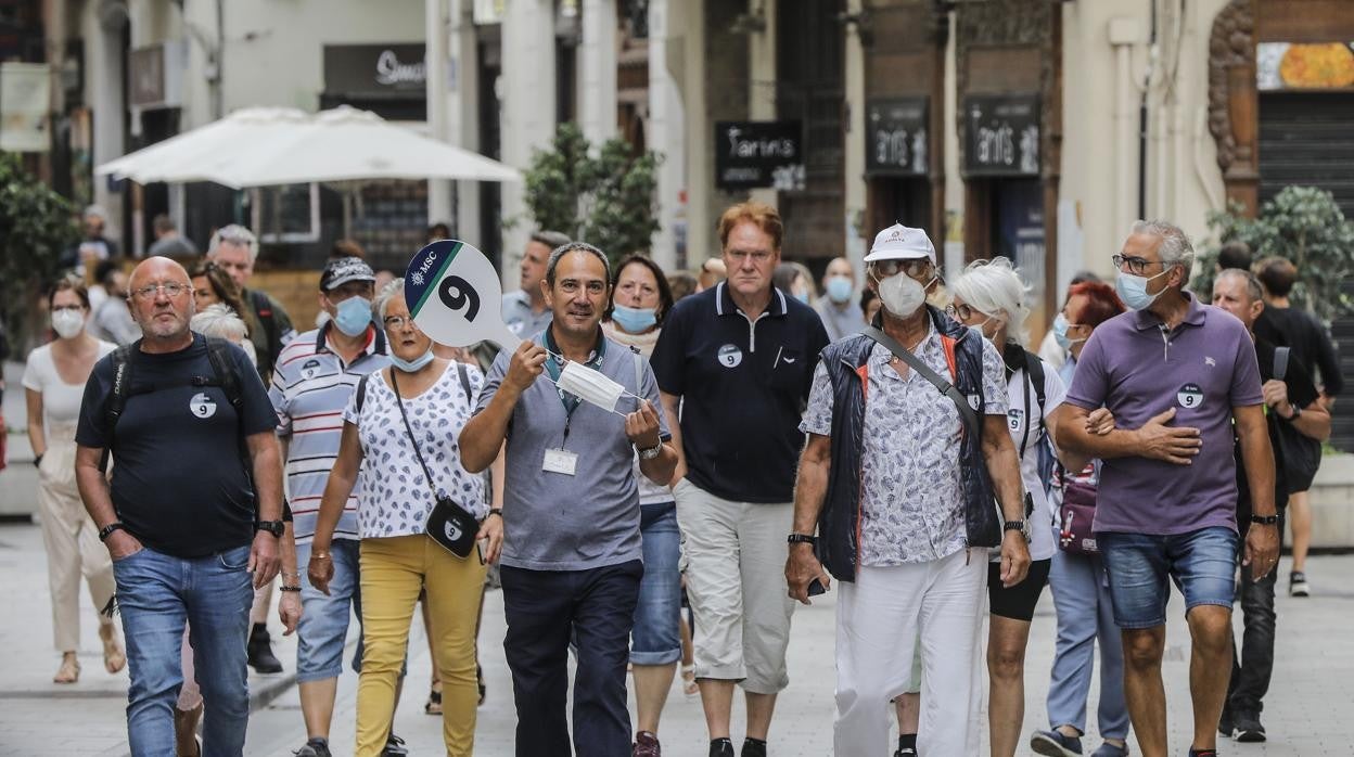 Turistas por Valencia