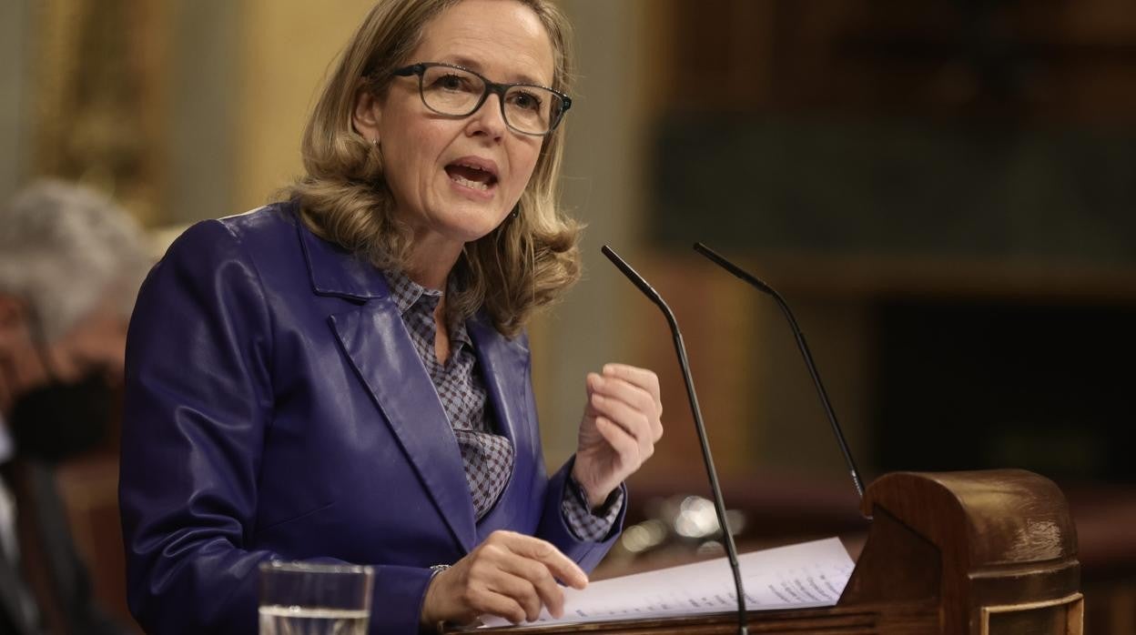 La ministra de Asuntos Económicos, Nadia Calviño
