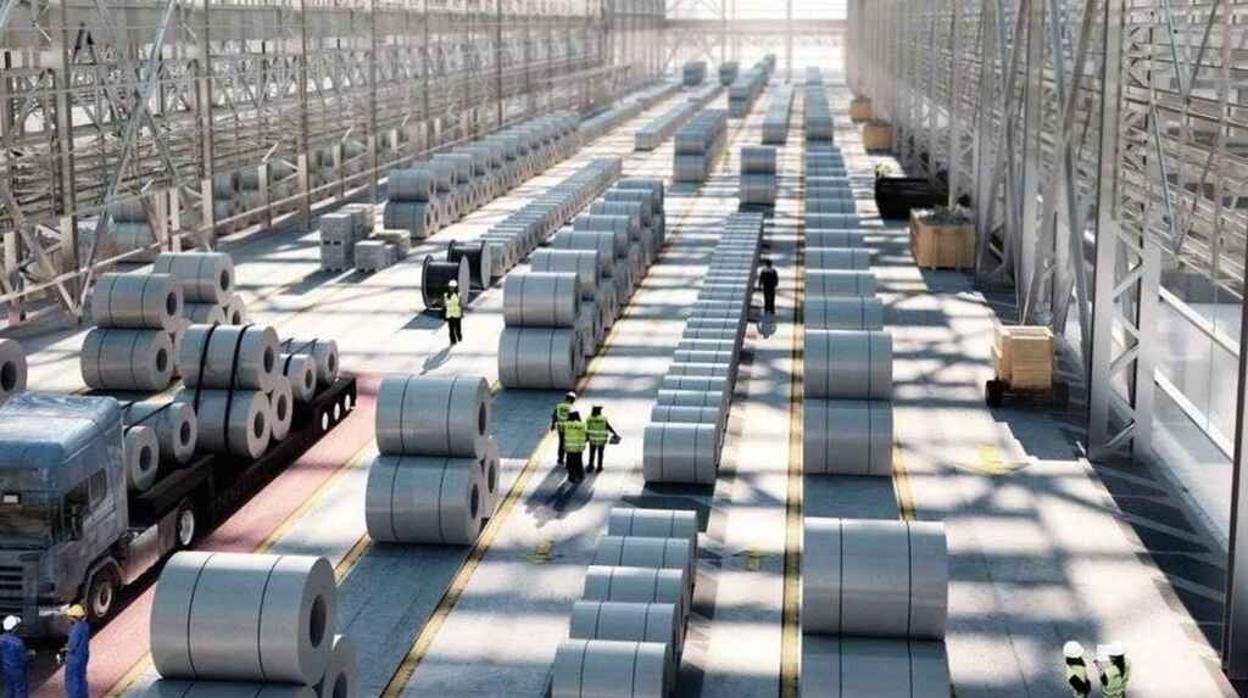 Planta de aluminio de Alcoa en la provincia de Lugo